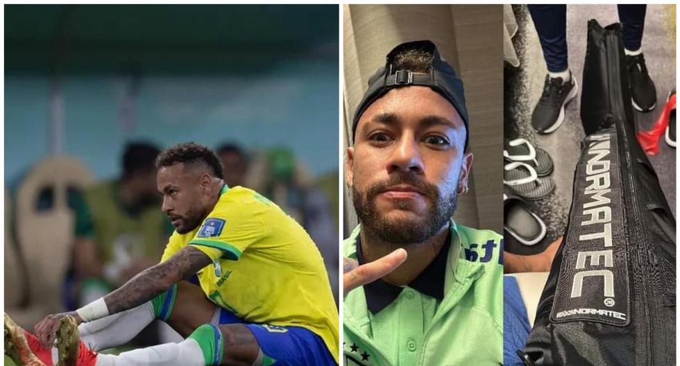 Neymar sigue con el tobillo inflamado: así se recupera de la lesión que sufrió 