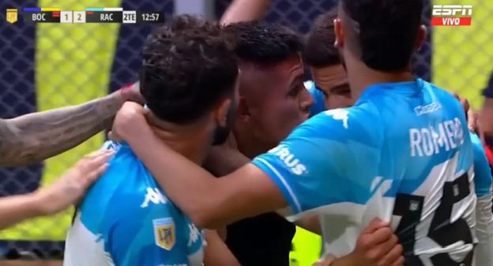 ¡Celebra la ‘Academia’! Gol de Carlos Alcaraz para el 2-1 de Racing vs. Boca Juniors 