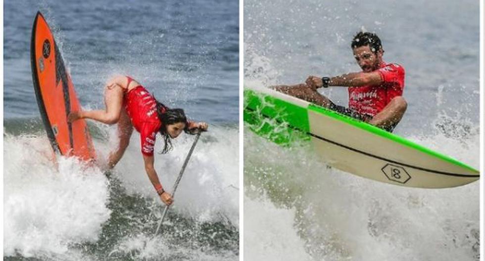 Vania Torres y Tamil Martino ya están en la final de SUP de los Panamericanos de Surf y van por el título