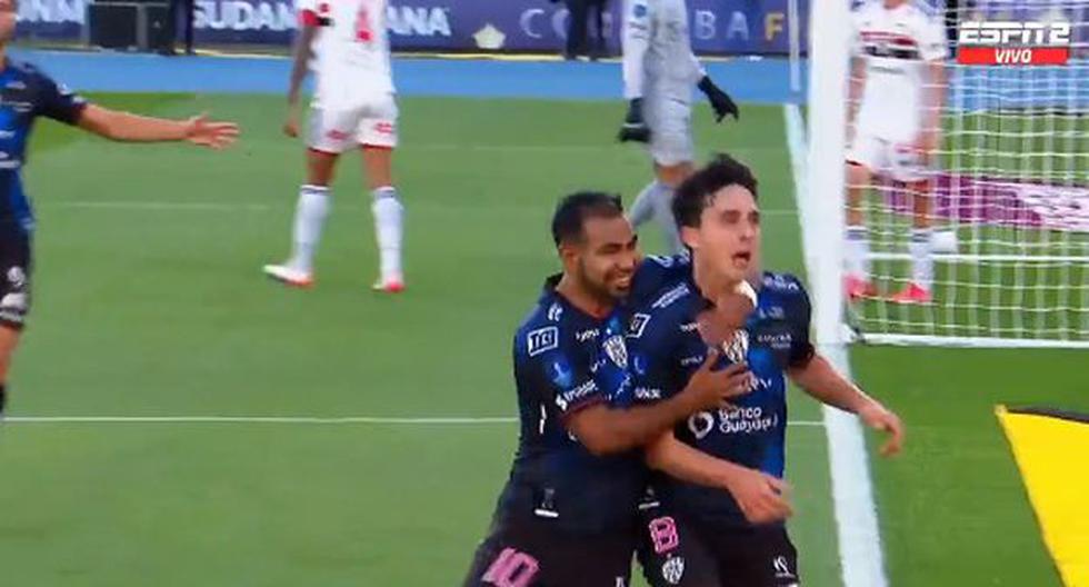 ‘Tiki-taka’ y gol: Lorenzo Faravelli cerró jugada de lujo para el 2-0 del Independiente del Valle vs. Sao Paulo 