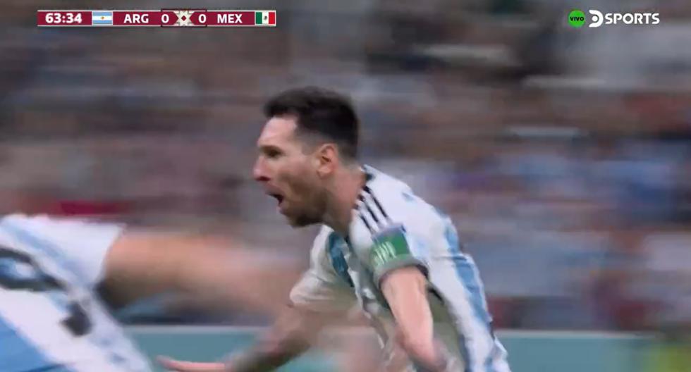 Gol de Argentina vs. México: así fue el brillante disparo de Lionel Messi en el Mundial 