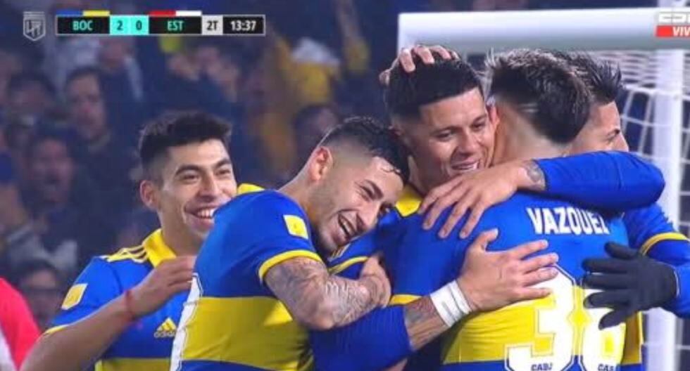 Marcos Rojo y Sebastián Villa se lucieron para colocar el 3-0 en favor de Boca Juniors vs. Estudiantes 