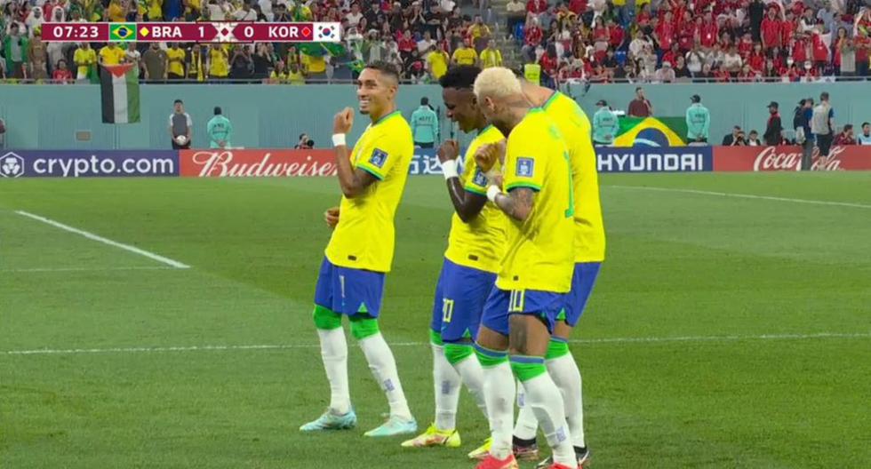 Gol de Vinícius para Brasil: anotó el 1-0 sobre Corea del Sur en el Mundial 