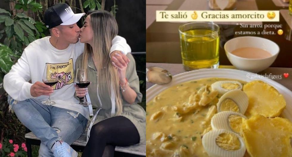 Jean Deza: Su novia Gabriela Alava lo engríe con Ají de pollo tras cumplir 17 meses juntos