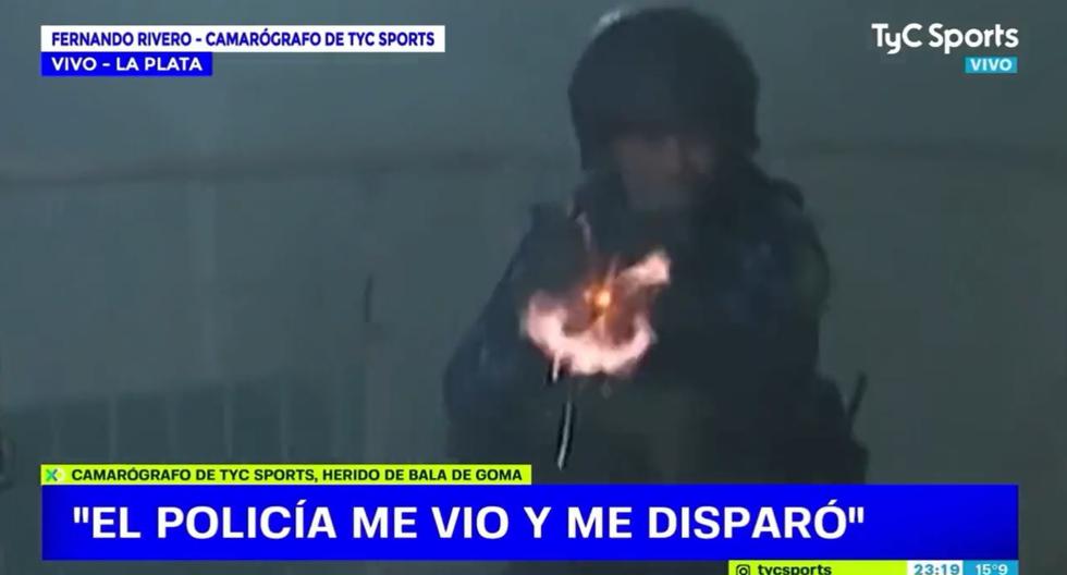 Camarógrafo argentino revela cómo recibió tres balazos de goma de un policía 