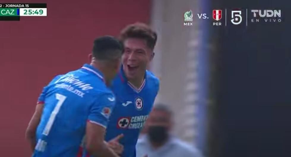 Cruz Azul vs. Pumas: Rodrigo Huescas marcó el 1-0 en el primer tiempo de los ‘celestes’ 