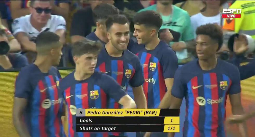 Superioridad azulgrana: Pedri marcó el 2-0 de Barcelona vs. Pumas UNAM 