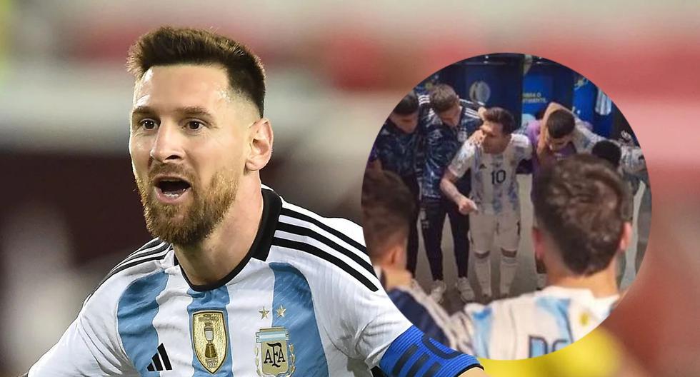 Hinchas argentinos se emocionan con arenga: “Nos dijeron que ese Messi no existía”