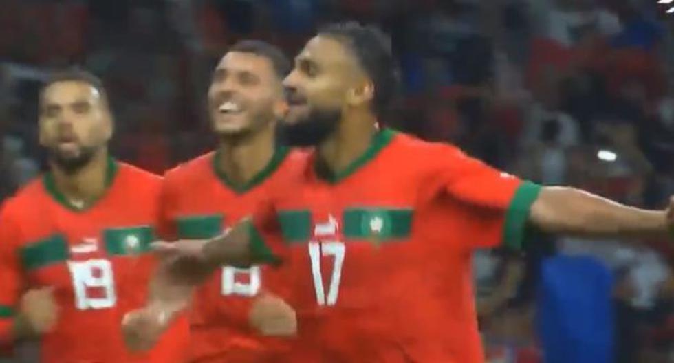 Chile no pudo aguantar más: Sofiane Boufal firmó el 1-0 para Marruecos 
