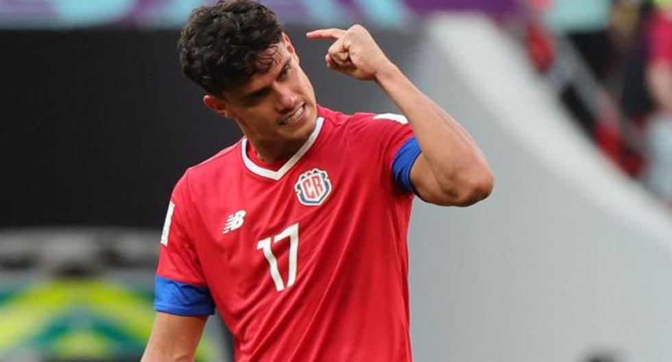 Tejeda sorprende a Alemania y anotó el 1-1 de Costa Rica en el Mundial Qatar 2022 