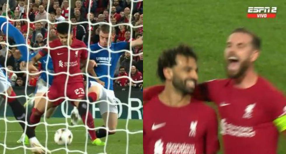 Toda de Luis Díaz: falta contra el colombiano y Salah cambió penal por el gol del 2-0 para Liverpool 