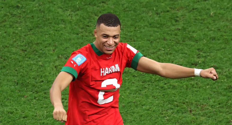 Francia vs. Marruecos: gran gesto de Kylian Mbappé tras intercambiar camiseta con Hakimi 