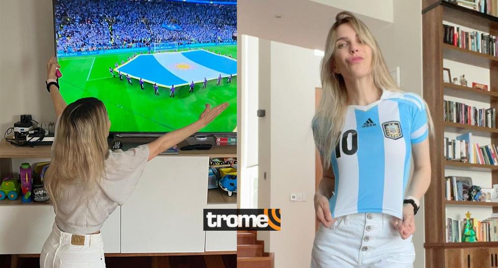 Juliana Oxenford celebra que su país Argentina campeonara en el Mundial: “Son unos put... genios”