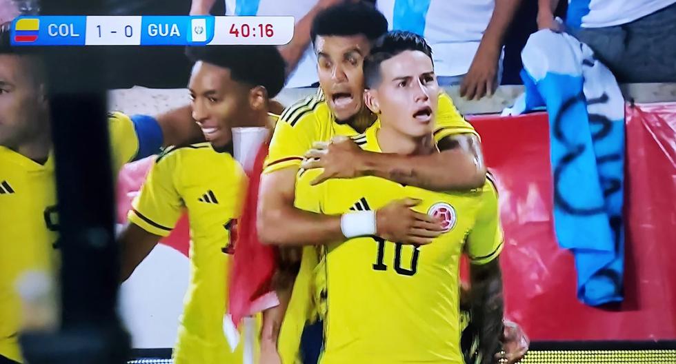 Gol de James Rodríguez: así fue el 1-0 del Colombia vs. Guatemala 