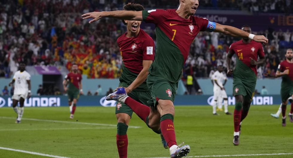 Cristiano Ronaldo se convirtió en el primer futbolista en anotar en cinco Copas del Mundo