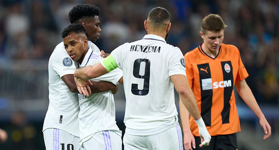 Real Madrid venció 2-1 al Shakhtar Donetsk y mantiene puntaje perfecto en la Champions | RESUMEN Y GOLES