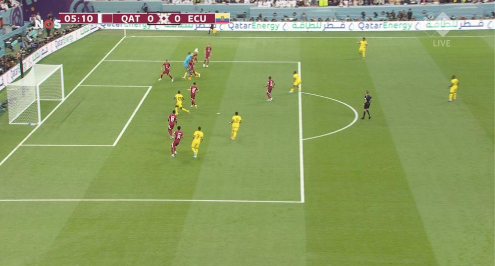 Un gol anulado que dejó dudas: Enner Valencia tuvo la primera opción en Ecuador vs. Qatar 
