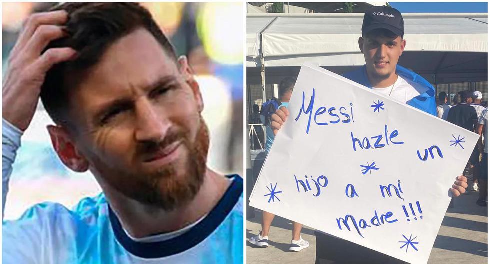 El insólito mensaje de un hincha a Lionel Messi: “Hazle un hijo a mi madre”