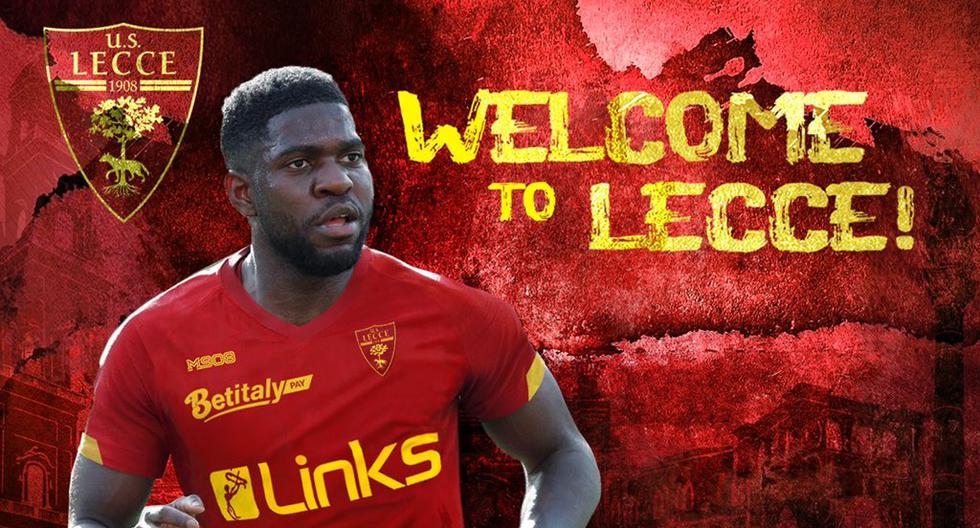 Samuel Umtiti is moving away from Barcelona: he will play on loan at the modest Lecce in Italy.