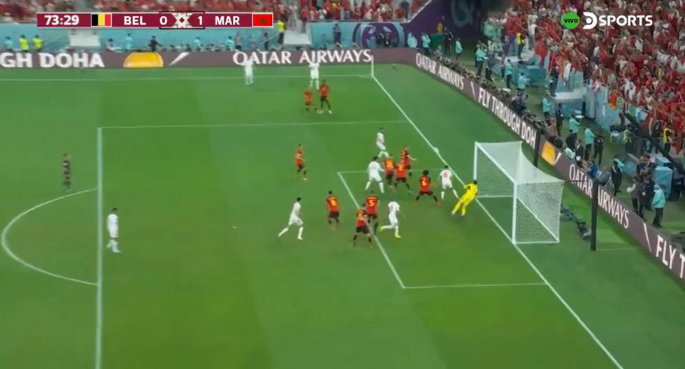 Gol de Marruecos: Sabiri, de tiro libre, anotó el 1-0 sobre Bélgica en el Mundial 