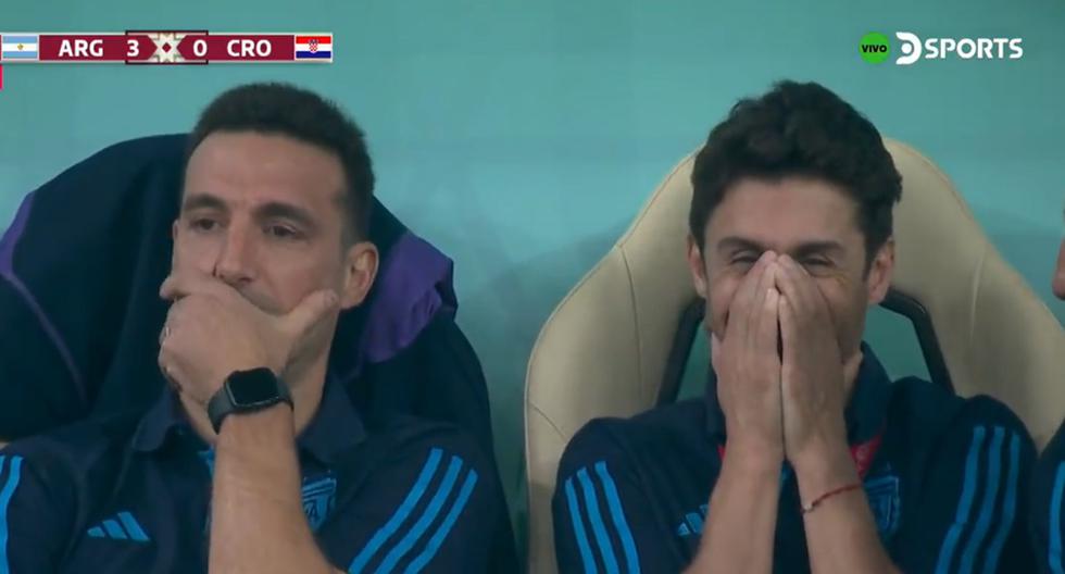 Pablo Aimar se emocionó en los minutos finales del Argentina vs. Croacia por el Mundial de Qatar 2022