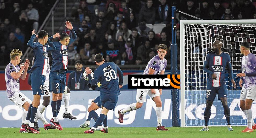 Lionel Messi guio al PSG en su victoria de 2-1 sobre el Toulouse FC por la Ligue 1
