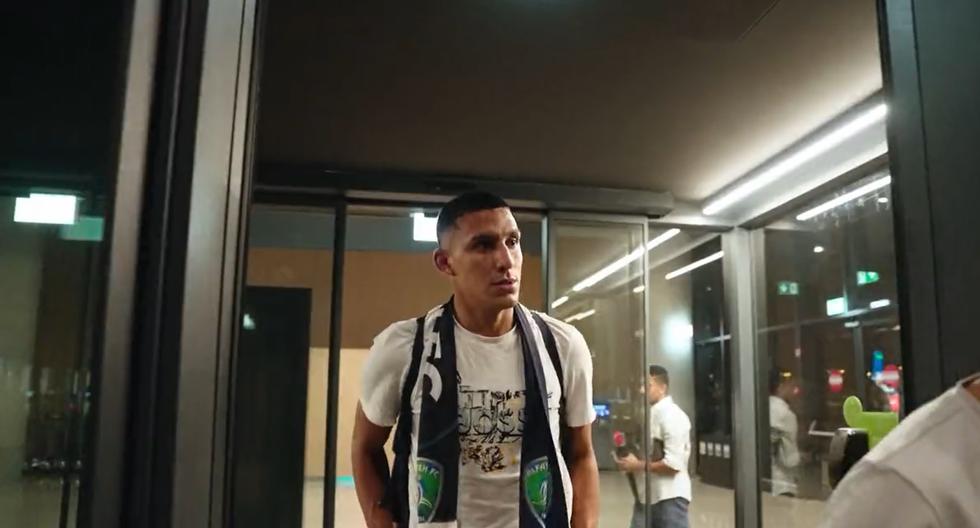 Alex Valera ya concentra con Al-Fateh: el club mostró su llegada al ritmo de cumbia 