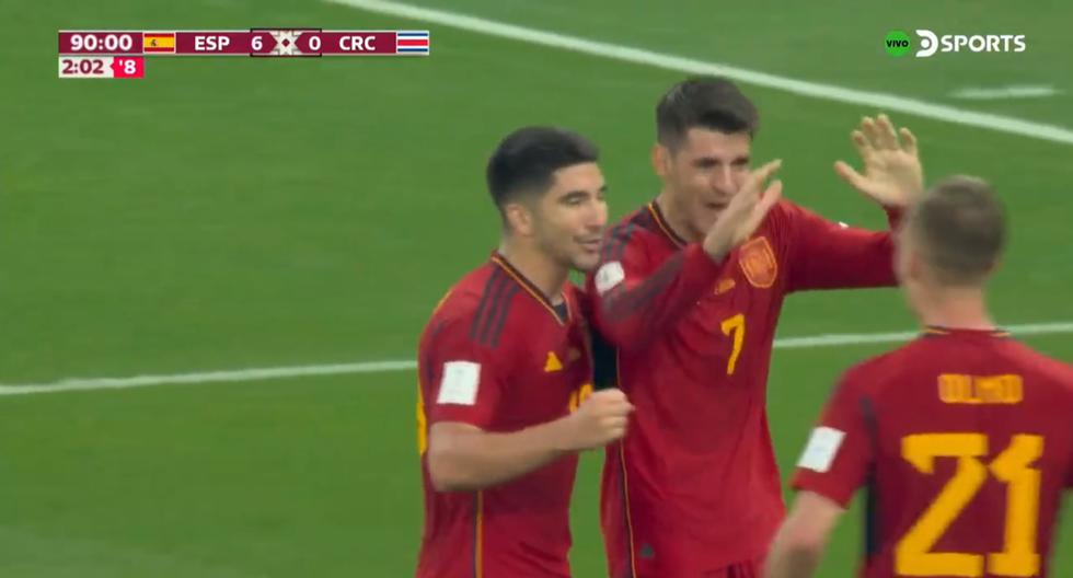 Carlos Soler y Álvaro Morata decretan el 7-0 de España vs. Costa Rica 