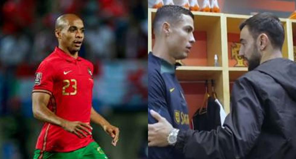 João Mário y su explicación sobre el ‘frío’ saludo entre Cristiano Ronaldo y Bruno Fernandes: “Fue una broma”