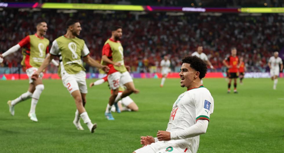 Zakaria Aboukhlal consiguió el segundo gol de Marruecos vs. Bélgica 