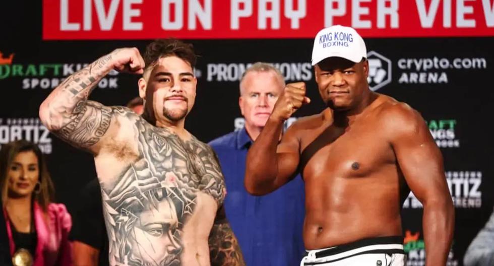 Which channel broadcasts the fight Andy Ruiz vs. Luis Ortiz for boxing in Mexico and USA?