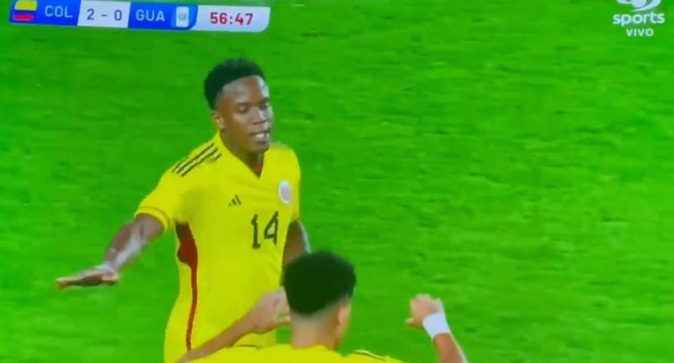 Gol de Colombia: Luis Sinisterra anotó el 2-0 sobre Guatemala en amistoso 