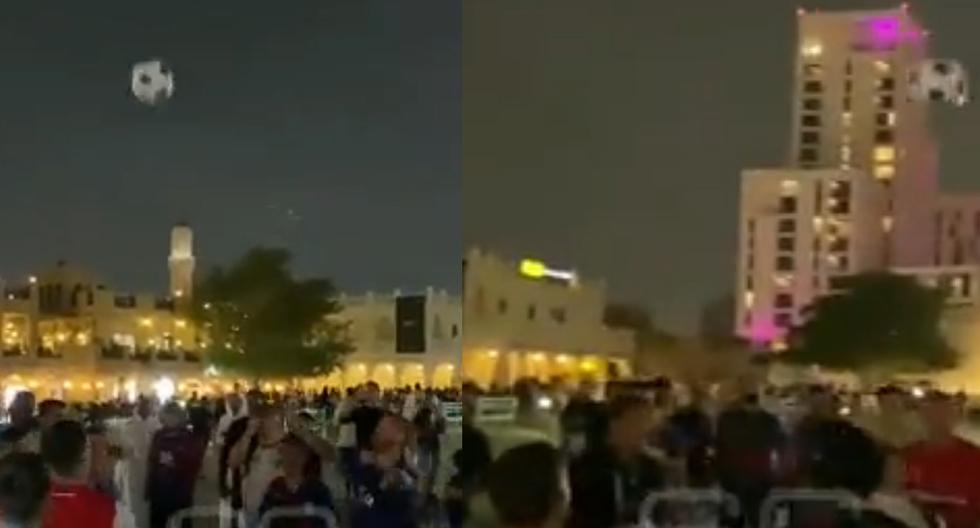 Para bajar la tensión de cuartos de final: hinchas argentinos juegan fútbol en las calles de Doha