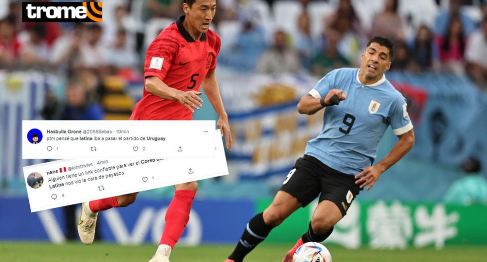 Usuarios furiosos porque Latina no transmitió el Uruguay vs. Corea del Sur: “Nos vieron la cara de payasos”