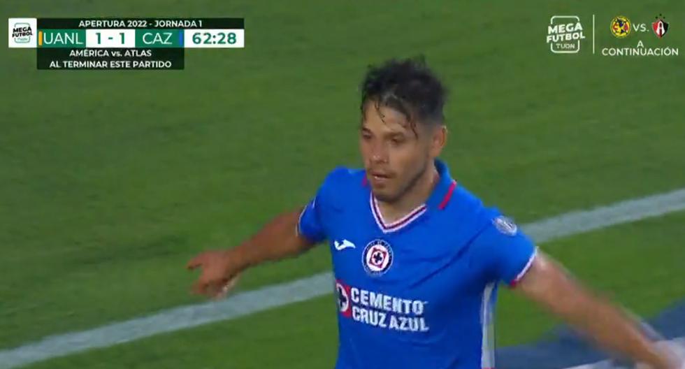 Gol de Cruz Azul se adelanta en el marcador: Ángel Romero anota el 2-1 sobre Tigres por la Liga MX