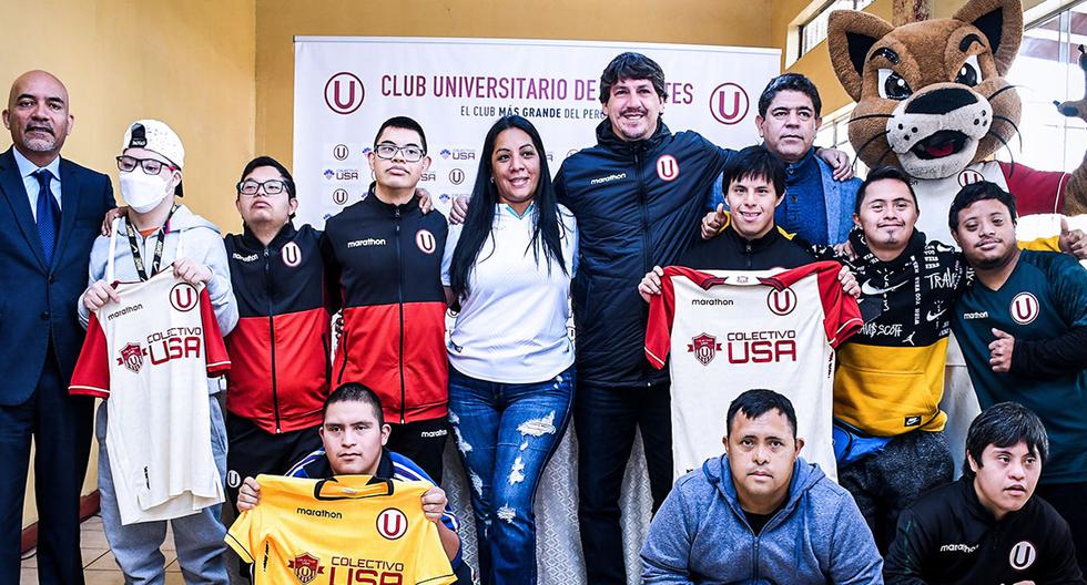 Universitario y una buena noticia: el club crema anuncia que el Colectivo USA es el sponsor del equipo de futsal Down RMMD