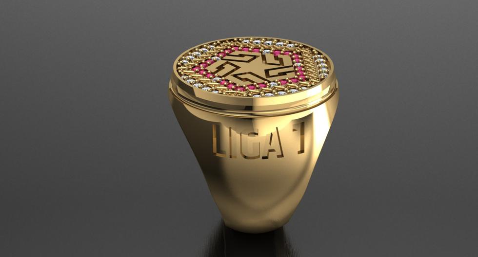 La Liga 1 premiará al MVP del campeonato con un anillo de oro de 18 kilates con diamantes y rubíes 
