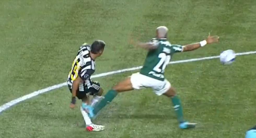 Danilo y el ‘planchazo’ contra Matías Zaracho en el Palmeiras vs. Atlético Mineiro