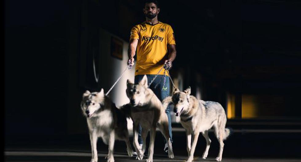Diego Costa, con cadenas y lobos: la impresionante presentación que le hizo Wolverhampton, su nuevo club