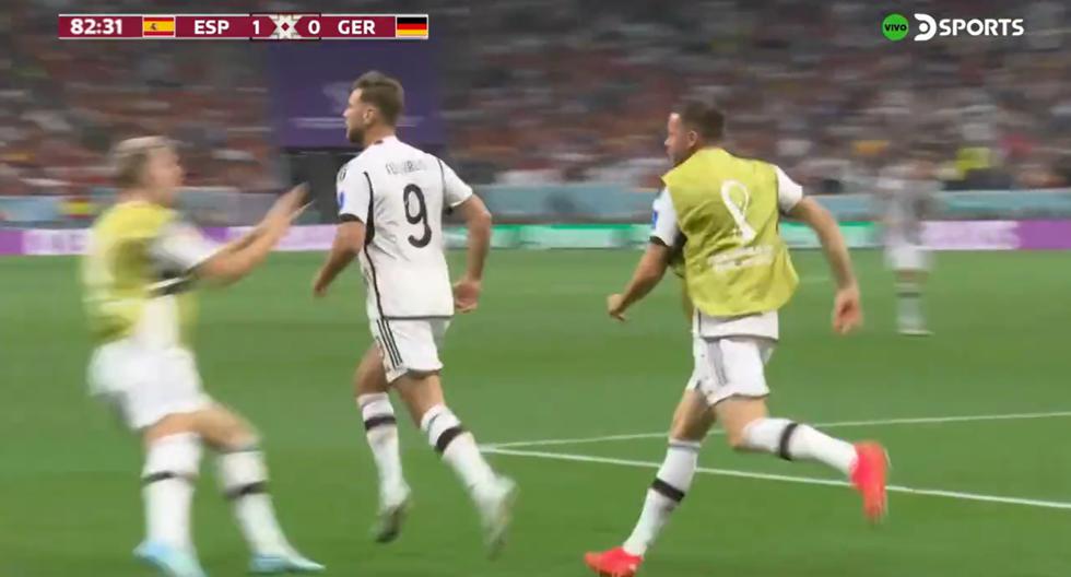 Germany vs. Spain: this was how Füllkrug's equalizer was defined for the 'Teutons'.