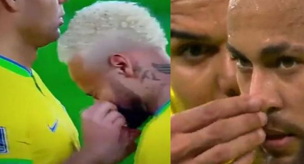 ¿Qué le colocó Casemiro a Neymar en la nariz en el partido de Brasil? Momento genera extrañeza en redes
