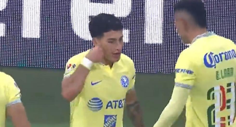 Goal by Zendejas for the 2-0 lead of América over Chivas in the Mexican classic.