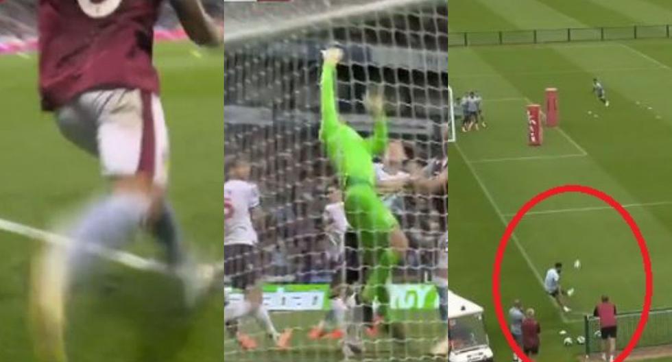 Lo ‘cocinó' en la práctica: así fue el gol olímpico de Douglas Luiz con Aston Villa 