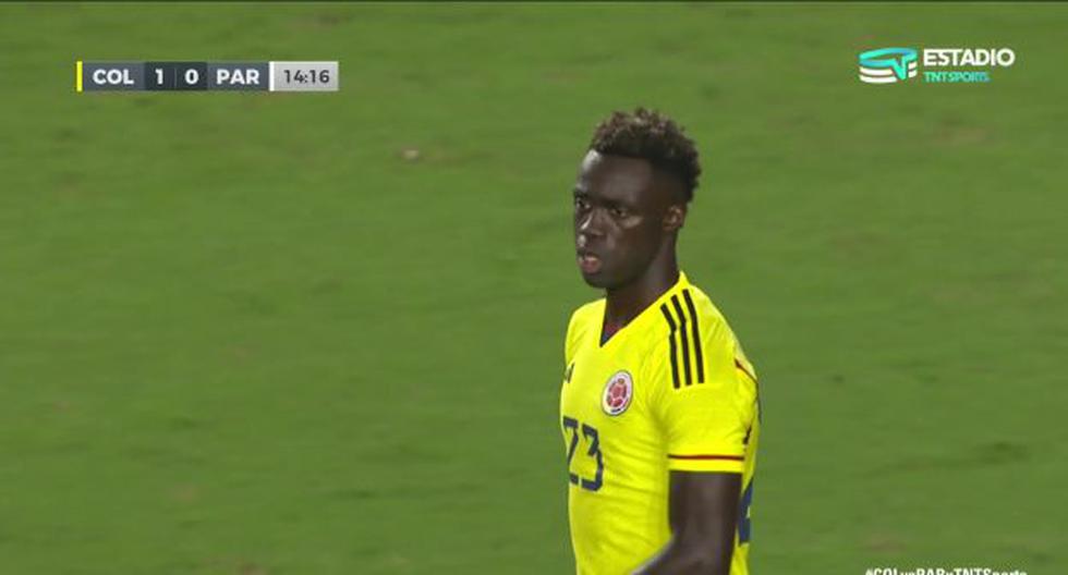 Tremendo misil: la definición de Davinson Sánchez para marcar el 1-0 de Colombia vs Paraguay 