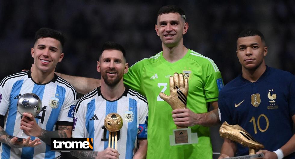 Con Messi como Balón de Oro y Mbappé como Bota de Oro: todos los premios que dejó el Mundial Qatar 2022