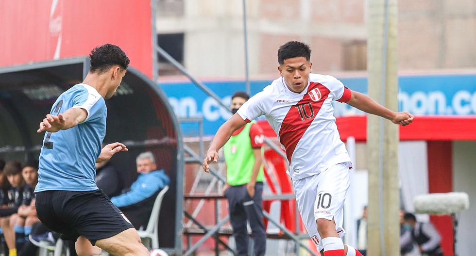 Selección peruana sub 17 cayó 2-0 ante Uruguay 