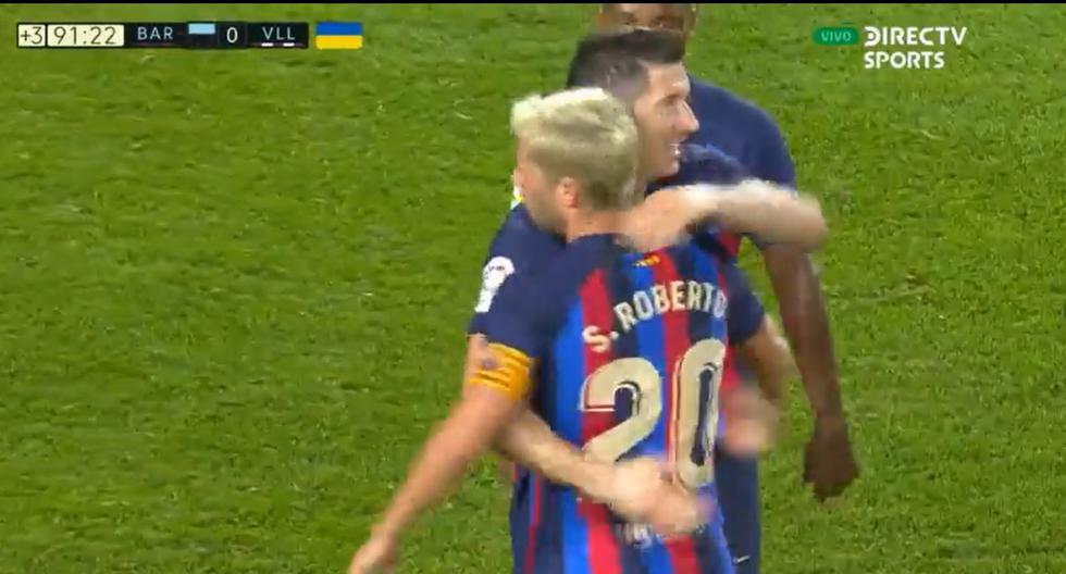 Barcelona vs. Real Valladolid: gol de Sergi Roberto para el 4-0 de los ‘Azulgranas’ 