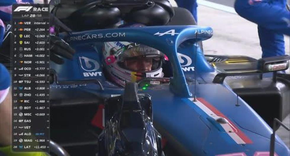 Fernando Alonso lloró en su última carrera con Alpine: debió abandonar 
