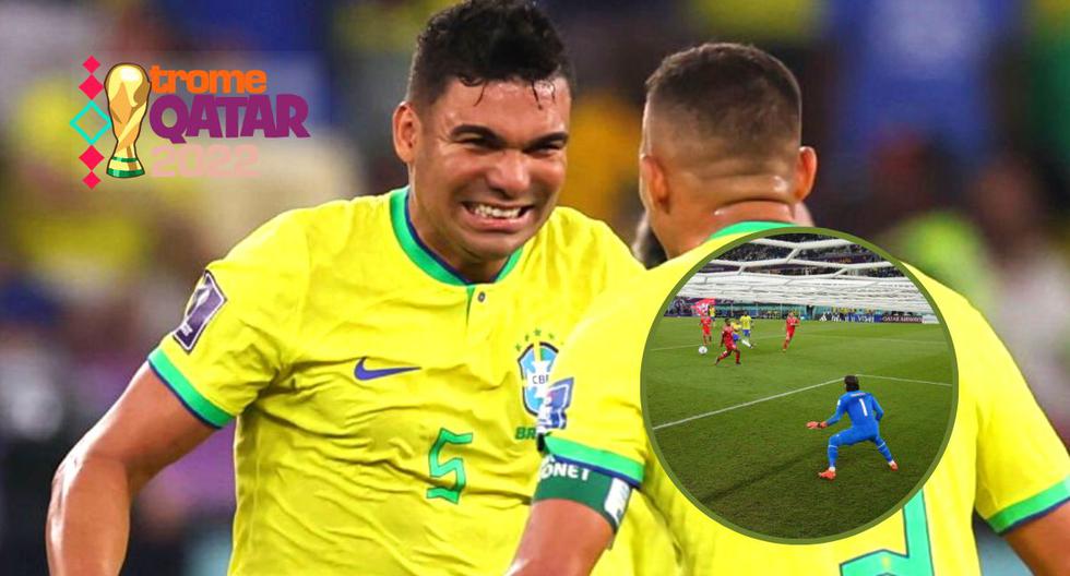 Golazo de Casemiro pone 1-0 para Brasil y avanza a octavos en Qatar 2022 