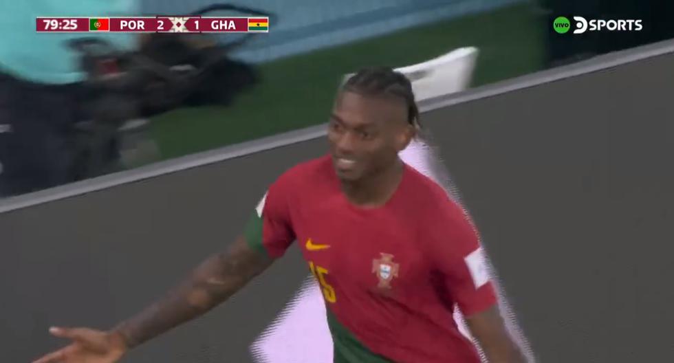 Goles de Joao Félix y Rafael Leao para el 3-1 de Portugal vs. Ghana en el Mundial 